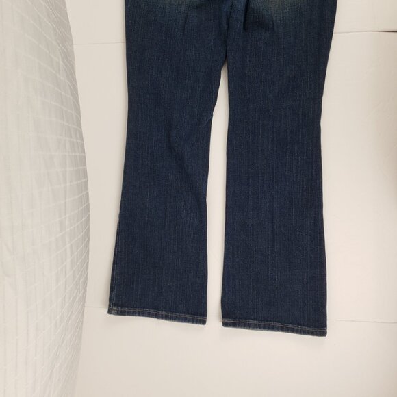 Levis 6 Short Bootcut 515 Blue Wash Women Jeans Denim Petite - Picture 10 of 14